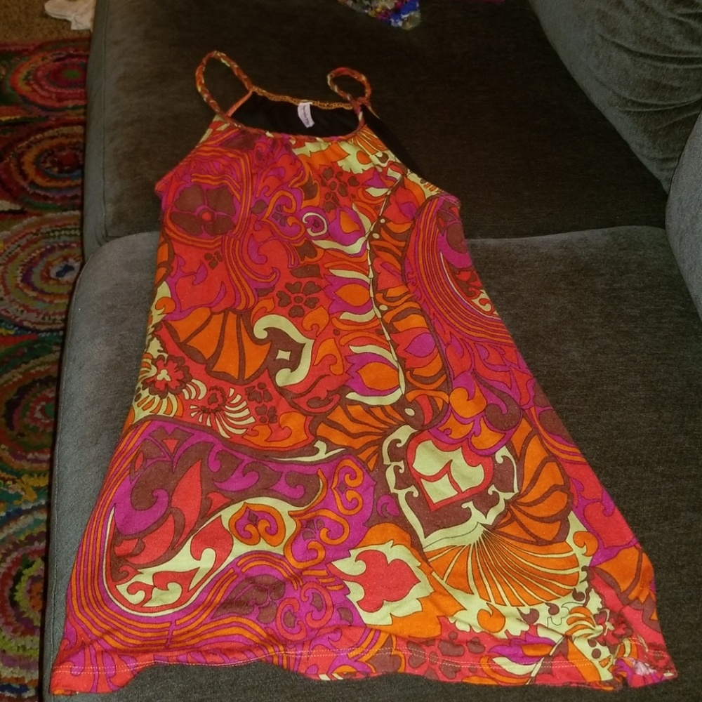 Print sundress/long shirt